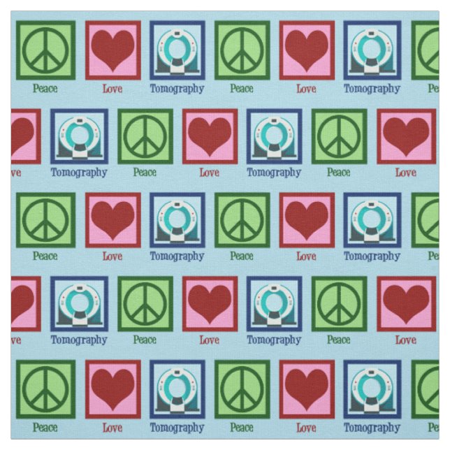 Tomographie der Liebe Stoff (Muster)