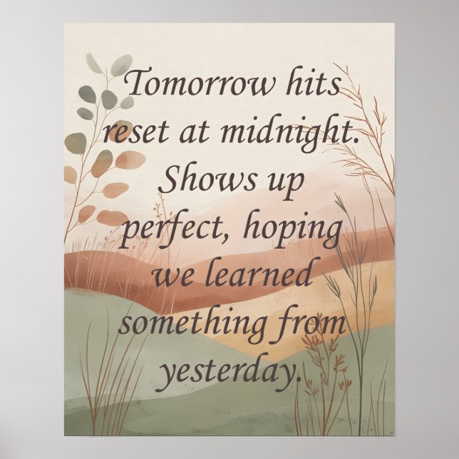 Tomorrows Poster (Vorne)