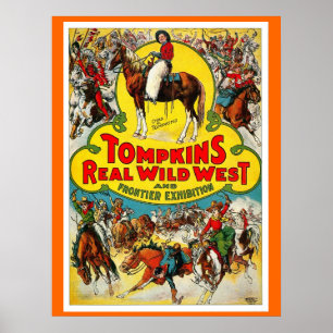 Tompkins WILDER WESTEN - Plakat
