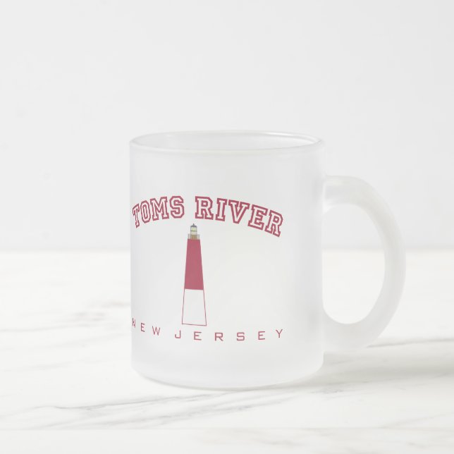 Toms River - Barnegat Leuchtturm Mattglastasse (Rechts)
