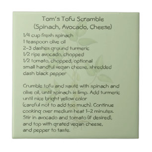 Toms Tofu-Scramble Fliese