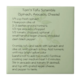 Toms Tofu-Scramble Fliese