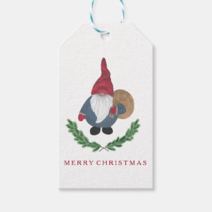 Tomten Gift Tags Geschenkanhänger