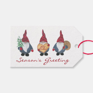 Tomten Gift Tags Geschenkanhänger