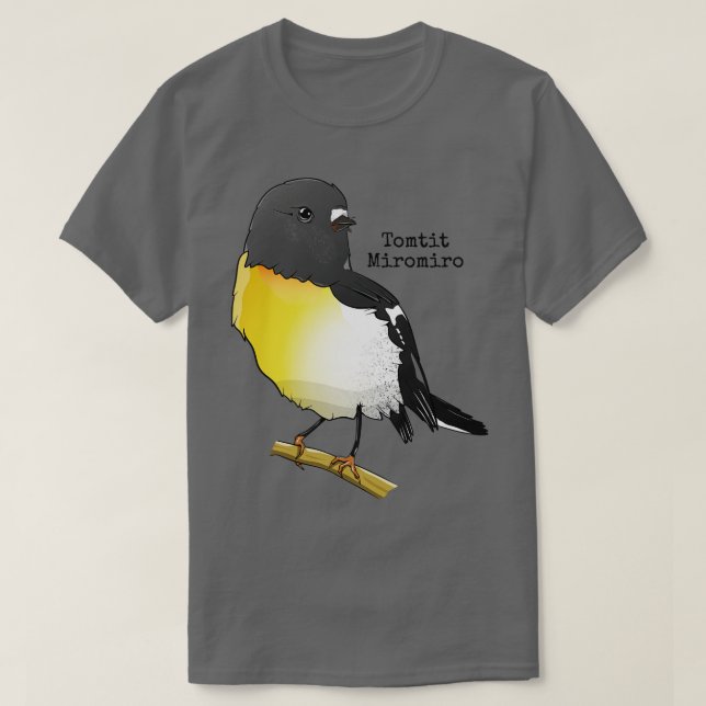 Tomtit Miromiro T-Shirt (Design vorne)