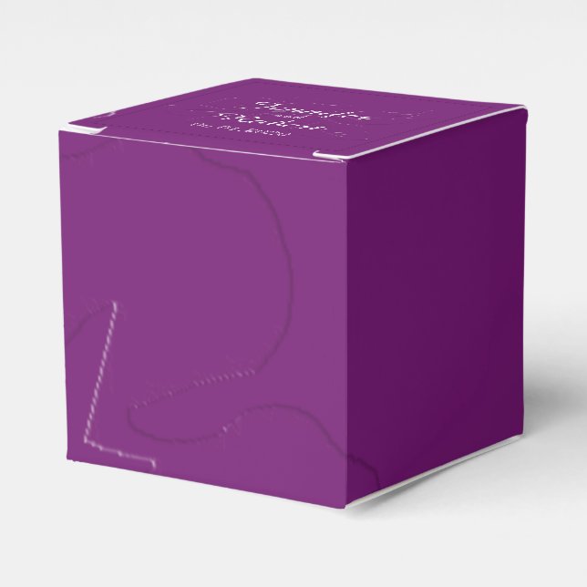 Ton auf Tone-Gastgeschenk Hochzeit Geschenkschachtel (Vorderseite)