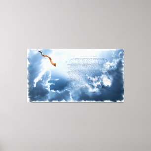 Ton des Shofar-Leinwand Druckes Leinwanddruck