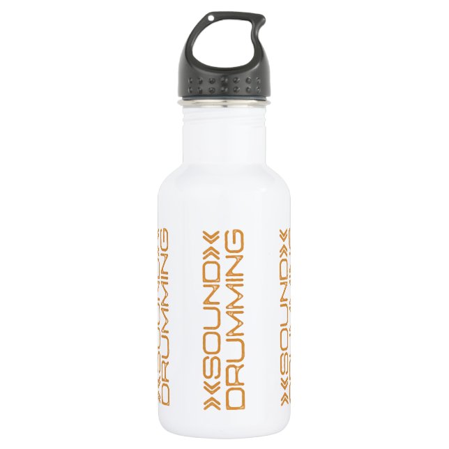 Ton-Drummwasserflasche Edelstahlflasche (Vorderseite)