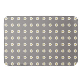 Ton, grau-gelb-weiß Buttercup Blume Badematte