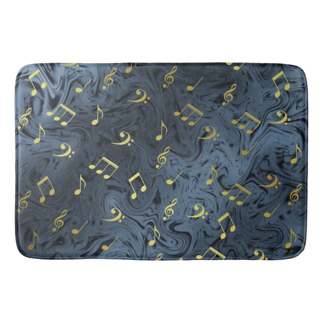 Ton, Metall, Musik, Musik, Zeichen, Note, Form, Badematte (Vorderseite)