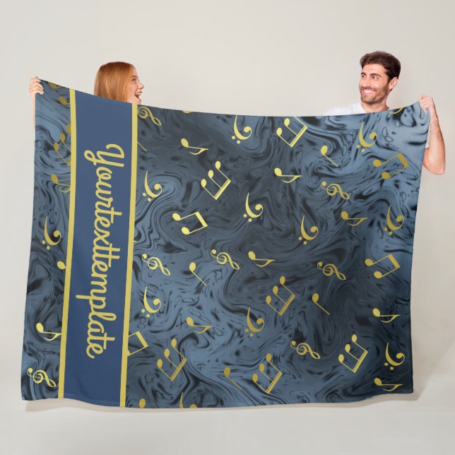 Ton, Metall, Musik, Musik, Zeichen, Note, Form, Fleecedecke (Beispiel)