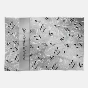 Ton, Metall, Musik, Musik, Zeichen, Note, Form, Geschirrtuch