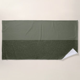 Ton Moos Green Custom Beach Handtuch