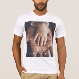 Ton Papa Photo T-Shirt Texte Cadeau - Je t'aime Pa