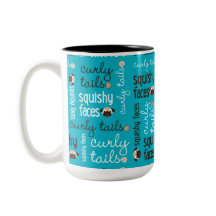 Ton-Tasse des gelockte Schwanz-Squishy