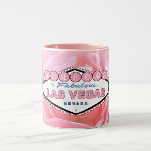 Ton-Tasse Las Vegas rosa Rosen-zwei Zweifarbige Tasse
