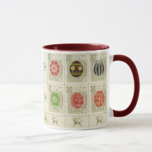 Ton-Tasse Pysanka Ukrainer-Ostern Eggs5 zwei