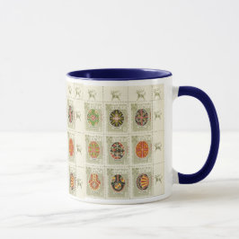 Ton-Tasse Pysanka Ukrainer-Ostern Eggs9 zwei Tasse