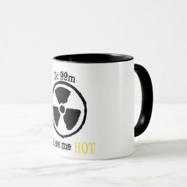 Ton-Tasse "Tc99m Nuc MEDTech zwei macht mich heiß Tasse