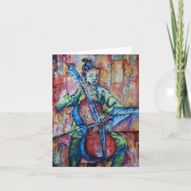 Ton und Musik II - Notecard Karte (Vorderseite)