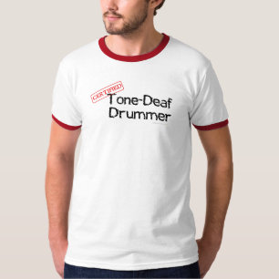 Ton-ziehen sich taubes Schlagzeuger-Shirt mit T-Shirt