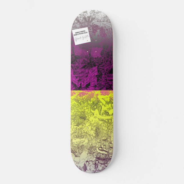 Ton zwei durch Hannah Stouffer Skateboard (Vorderseite)