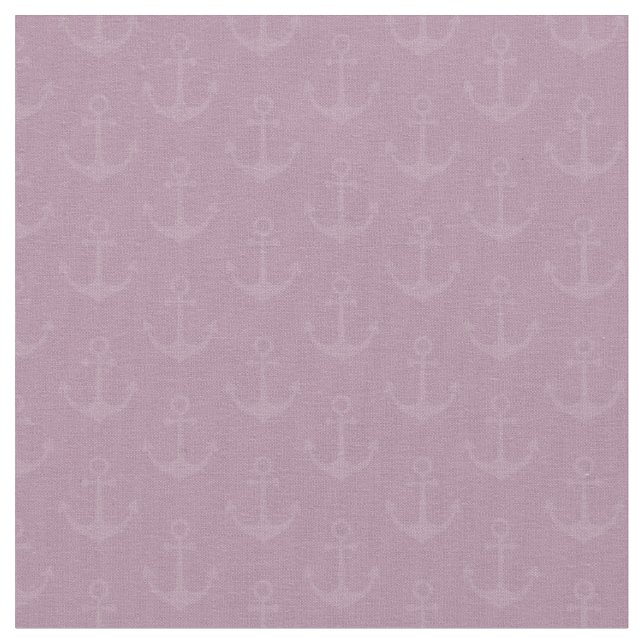 Tonal Anchors auf Hellgrau Magenta Stoff (Nahaufnahme)