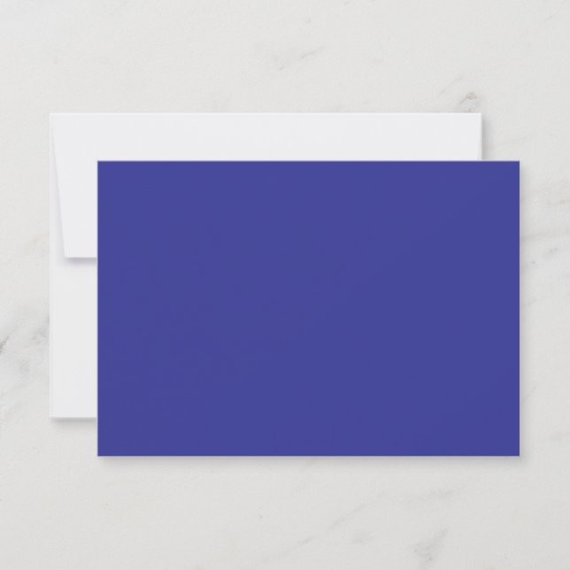 Tonal Blue Bar Mitzvah Reply RSVP Karte (Vorderseite)