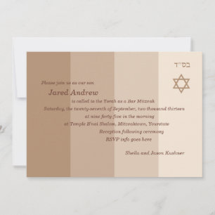 Tonal Sand Bar Mitzvah Einladung