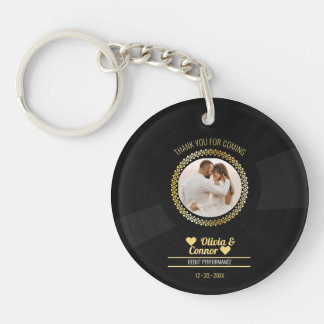 Tonaufzeichnung | Fun Retro-Gastgeschenk Hochzeit  Schlüsselanhänger