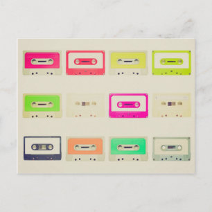 Tonbandkassette Postkarte
