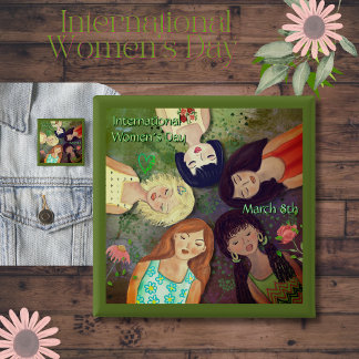 Töne des Weltfrauentags Button