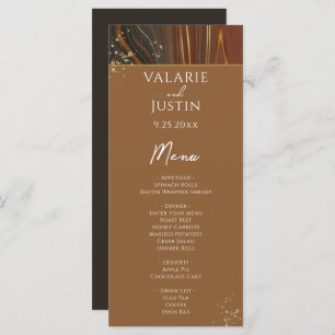 Tone Earth Agate Pierre Mariage Varié Menu