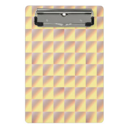 Tone-on-tone squares. mini klemmbrett