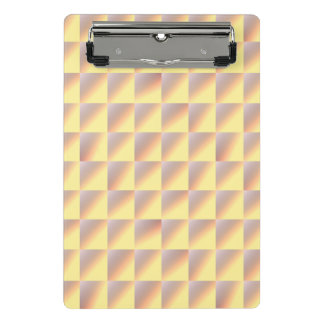 Tone-on-tone squares. mini klemmbrett