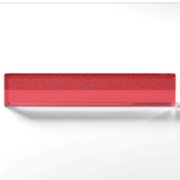 Tone Tomato Red Acrylic Desk Namplate Custom