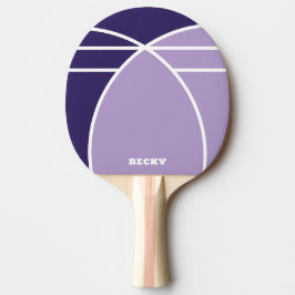 Töne von lila personalisiertes Ping-Pong-Schläger Tischtennis Schläger