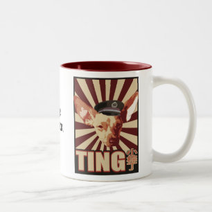 TÖNEN Sie Regime-Tasse der prachtvollen Zweifarbige Tasse