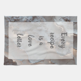 Tonerde - weiß geschirrtuch