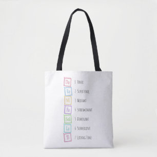 Tones of the Scale Solfeggio Musical Baby Blocks Tasche