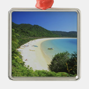 Tonga Bay, Abel Tasman NP, Südinsel, Neuseeland Ornament Aus Metall
