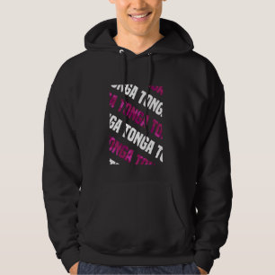 Tonga Camouflage Pattern Pink Camouflage Hoodie
