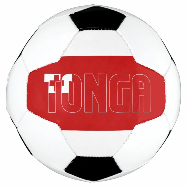Tonga Flag Adorable Patriotic Fußball (Vorderseite)