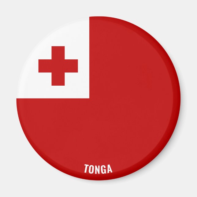 Tonga Flag Charming Patriotic Magnet (Vorne)