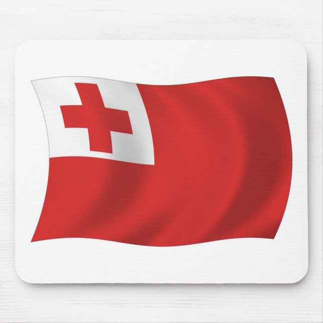 Tonga Flag Mousepad (Vorne)