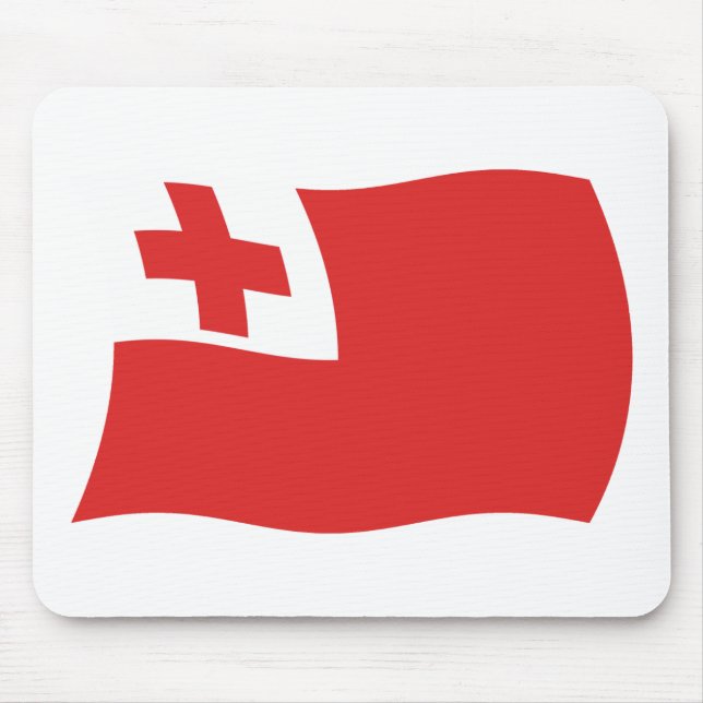 Tonga Flag Mousepad (Vorne)