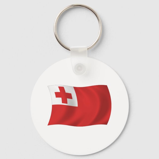 Tonga Flag Schlüsselanhänger (Vorderseite)