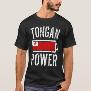 Tonga Flag Tongan Power Battery Proud T-Shirt