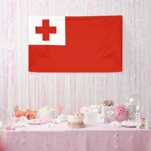Tonga-Flagge Banner