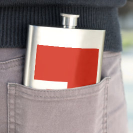 Tonga-Flagge Flachmann